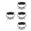 4Pcs Kitchen Pot Lid Handles Black Bakelite Non-Slip Cookware Grip 10