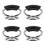 4Pcs Kitchen Pot Lid Handles Black Bakelite Non-Slip Cookware Grip 7