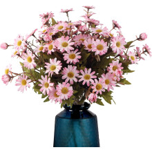 Fleurs sauvages artificielles élégantes et résistantes aux UV, tiges flexibles pour la décoration intérieure et les arrangements extérieurs.