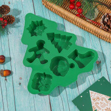 Christmas Silicone Molds, Professional Quality Silicone Heat Range From -40 To +230 Degrees Celsius, Reusable Non Stick Durable Flexible For Easy