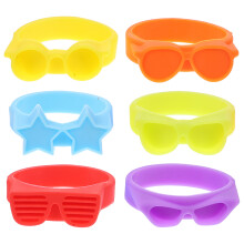 6 Stuks Silicone Wijn Glasmeterkens Etiketten