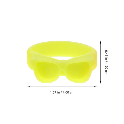 6 Stuks Silicone Wijn Glasmeterkens Etiketten 1