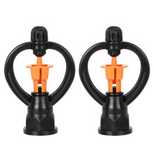 Tuinberegeningssproeiers met automatisch roterende sproeikop, duurzaam plastic, gazonsproeier, gereedschap voor landbouw, kasberegening, regenvorm.