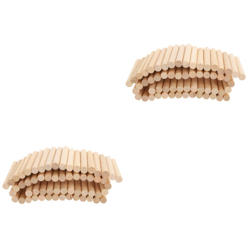 2Szt Ozdobny Płotek Drewniany Miniatura Do Dekoracji Ogrodu 2