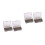 4Pcs Brown Plastic Fishing Tool Boxes 3-Compartment Waterproof Storage 7