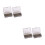 4Pcs Brown Plastic Fishing Tool Boxes 3-Compartment Waterproof Storage 6