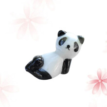 4Szt Przenośny Ceramiczny Stojak Panda Biały Do Pałeczek