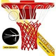Rete da basket di ricambio in puro nylon, design anti-frusta per un gioco senza grovigli, installazione rapida per una configurazione senza sforzo,