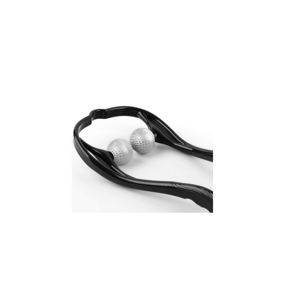 Innovative Shiatsu Neck Massager, Dual Head Design With Ergonomic Handle For Deep Tissue Massage, Muscle Pain Relief, Stress Reduction And Improved