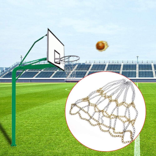 Basketball Net, Sturdy Galvanized Steel Chain For Unmatched Durability And Style 2