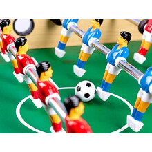 Colorful Foosball Replacement, Classic Football Design for Official Tabletop Game, Fun for All Ages with Durable High-Quality ABS Material (9 Pieces)