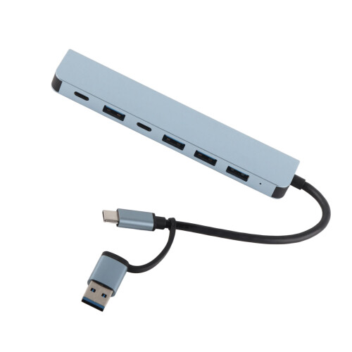 Προσαρμογέας USB C Hub7In1 Multiport με φορητό σχεδιασμό από κράμα αλουμινίου, μεταφορά