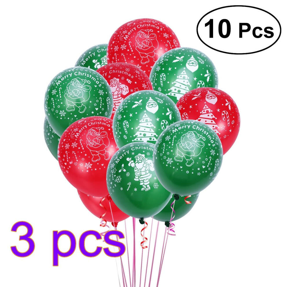 30Szt Balony Lateksowe Z Nadrukiem ŚWiąTecznym Do Dekoracji I Zabawy-image