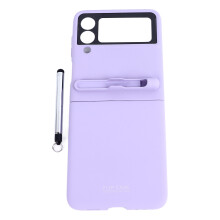 Schokbestendige beschermhoes voor Galaxy Z Flip3, matte PC-cover, hybride glazen cameralensbeschermer, precisieontwerp, ultradun, slank, lichtgewicht.