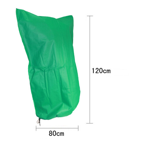 3Pcs Green Plant Tree Covers with String Closure Frost Protection Bag 2