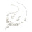 Ensemble d'accessoires de mariée en strass, boucles d'oreilles 1