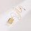 Multipurpose Square Choker Adjustable Chain Necklace-silver 5