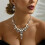 Ensemble d'accessoires de mariée en strass, boucles d'oreilles 6