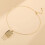 Multipurpose Square Choker Adjustable Chain Necklace-silver 6