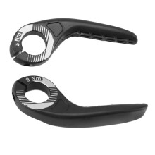 Plastic Bike Bar Ends Multi-Angle Adjustment Anti Slip for Road & Mountain Bikes