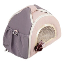 Practical Sling Carrier for Hamsters Outdoor Travel-pink