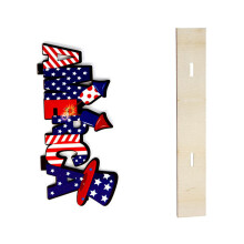 4 juli tafeldecors patriottische-AMERIKA Hoge Hoed Vuur