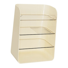 Mehrlagiger Make-up-Organisator Regal 12x17x22,5 cm Platzsparende Badezimmeraufbewahrung