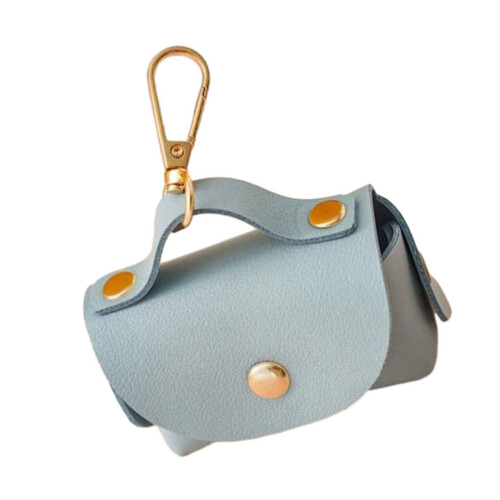 Distributeur de sacs de merde pour chiens, support de-Bleu ciel
