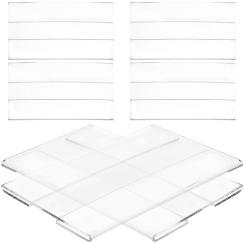 30Pièces Support D'étiquette De Prix Vertical Transparent En 2
