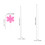 2Ensembles Kit Couture Perles Acier Durable Accessoires Multicolores 2