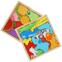 8 Boxes Wooden Learning Puzzle Toy For Kids