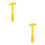 2Pcs Simulation Plastic Hammer Toy For Kids Play 2