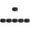 6Pcs Black Cooking Caps Mesh Breathable Chef Hats with Hook Loop Strap 5