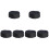 6Pcs Black Cooking Caps Mesh Breathable Chef Hats with Hook Loop Strap 7