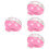 4Pz Accessorio Bagno Criceto Vaschetta Rosa in Compatta 6
