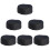6Pcs Black Cooking Caps Mesh Breathable Chef Hats with Hook Loop Strap 11