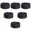 6Pcs Black Cooking Caps Mesh Breathable Chef Hats with Hook Loop Strap 10