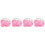 4Pz Accessorio Bagno Criceto Vaschetta Rosa in Compatta 4