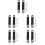 10Pcs Stylish Black Accordion Straps Double-Layer Buckle 9