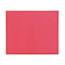 3Pz Sottopiatto Per Animali Silicone Rosso Con Antifuoriuscita
