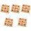 5Set Set in Legno Leggero Per Bambini Gioco Khaki 5