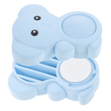 2Pz Fermaporta Rotante Sky-Blue Assorbimpatto ABS PVC