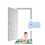 2Pz Fermaporta Rotante Sky-Blue Assorbimpatto ABS PVC 9