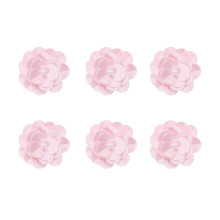 18Pz Sequins Fiore Rosa Ricamati A Mano Per Vestiti E Scarpe