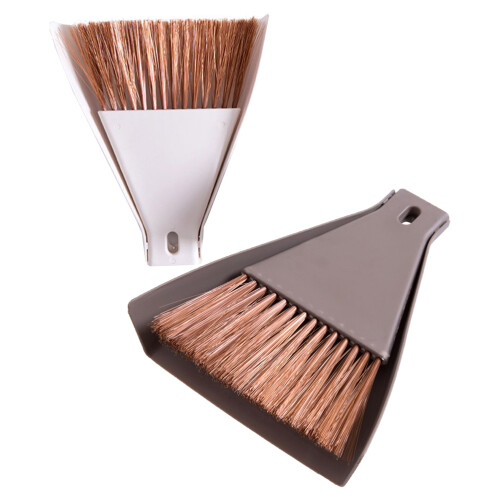 2 Set Mini Scopa E Paletta Per Casa, Scrivania, Animali 1