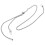 Catena Regolabile in Zinco Argento Per Borsa Versatile 11