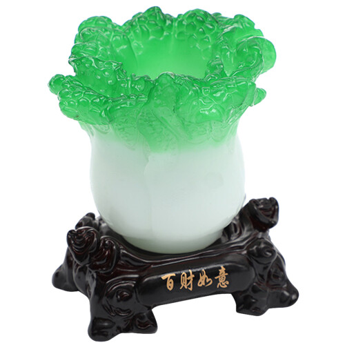 Multi-Color Resin Pen Storage Holder Decorative Desktop Pen Cup 2
