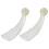 1Paio Copertura Bovina Silicone Protettore Trasparente 9
