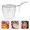 6Pz Cucina Acciaio Set Con Rete Fina Argento Multiuso 11