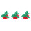 3Pz Decorativi Per in Pile Fragola Per Party 6